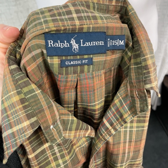 Polo Ralph Lauren Casual Button Down Long Sleeve Classic Fit Shirt Medium - Picture 5 of 5